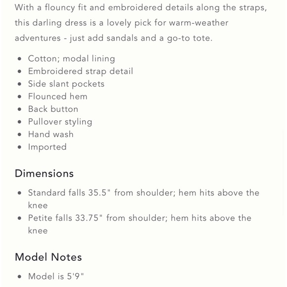 Anthropologie Coral Embroidered Tunic Dress NWT - Picture 7 of 9